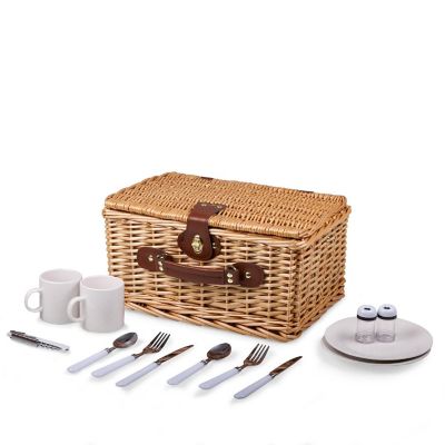 Catalina Picnic Basket - Red &amp; White Plaid Pattern Image 1