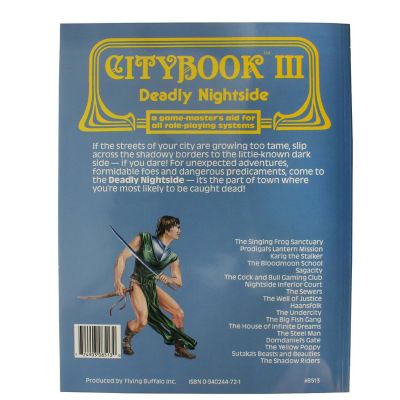 Catalyst: Citybook III: Deadly Nightside, Fantasy Role Playing Game Supplement Image 1