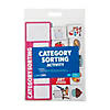 Category Sorting Picture Card Cardstock Activity with Storage Bag - 48 Pc. Image 1