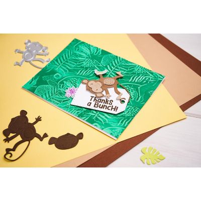 Catherine Pooler X Sizzix Bundle 2-It's A Jungle Stencil &amp; Emboss Folder Image 3