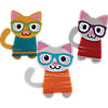 Cats in Sweaters Craft Kit - Makes 12 Image 1
