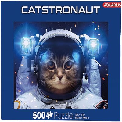 Catstronaut 500 Piece Jigsaw Puzzle Image 1