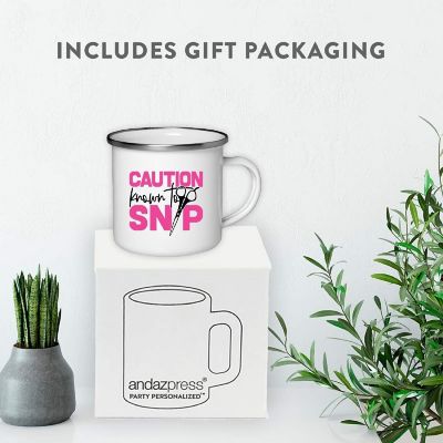 Caution Known to SNP 11oz Campfire Mug Image 3