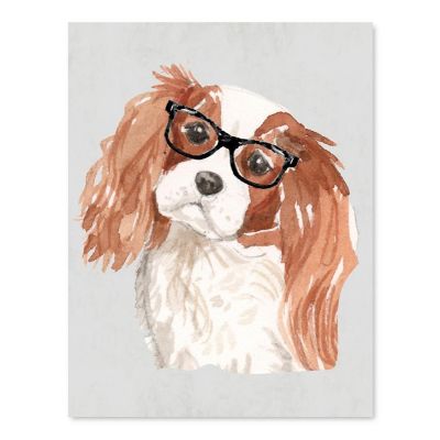 Cavalier King Charles Glasses 8.5x11in Image 1
