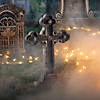 Celtic Cross Tombstone Halloween Decoration Image 1