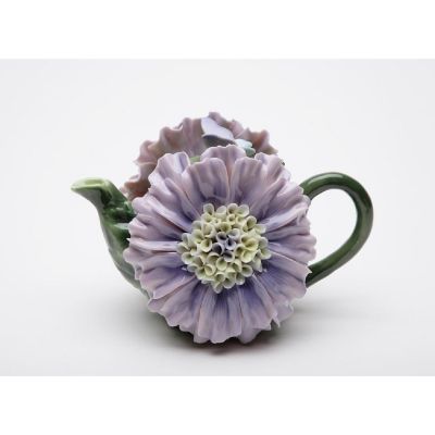 Ceramic Dahlia Flower Teapot, Gift For Her, Gift For Mom, Tea Party ...