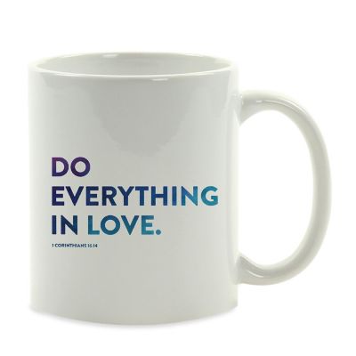 Ceramic Mug Bible Verse 1 Cor 16:14 Image 2