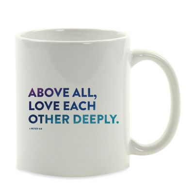 Ceramic Mug Bible Verse 1 Pet 4:8 Image 2