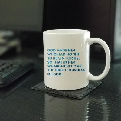 Ceramic Mug Bible Verse 2 Cor 5:21 Image 1
