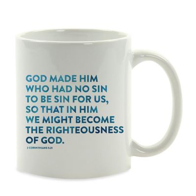 Ceramic Mug Bible Verse 2 Cor 5:21 Image 2