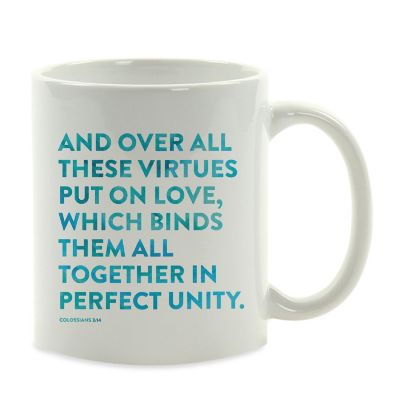 Ceramic Mug Bible Verse Col 3:14 Image 2