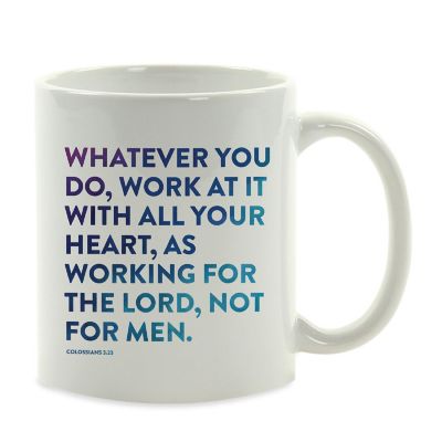 Ceramic Mug Bible Verse Col 3:23 Image 2