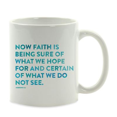 Ceramic Mug Bible Verse Heb 11:1 Image 2