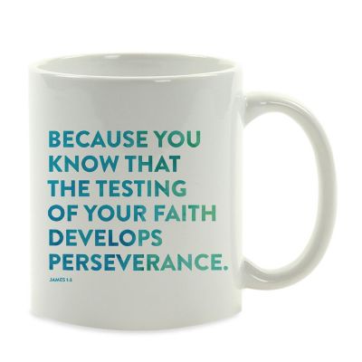 Ceramic Mug Bible Verse James 1:3 Image 2