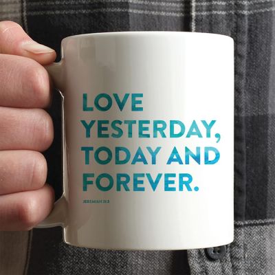 Ceramic Mug Bible Verse Jer 31:3 Image 1