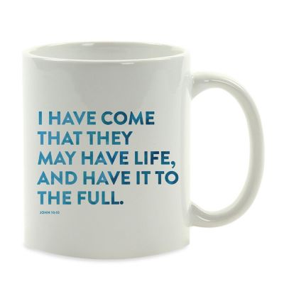 Ceramic Mug Bible Verse John 10:10 Image 2