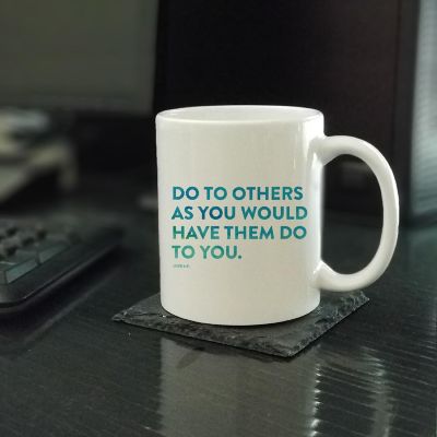 Ceramic Mug Bible Verse Luke 6:31 Image 1