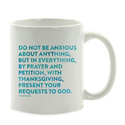 Ceramic Mug Bible Verse Phil 4:6 Image 2