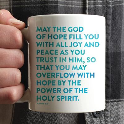 Ceramic Mug Bible Verse Rom 15:13 Image 1