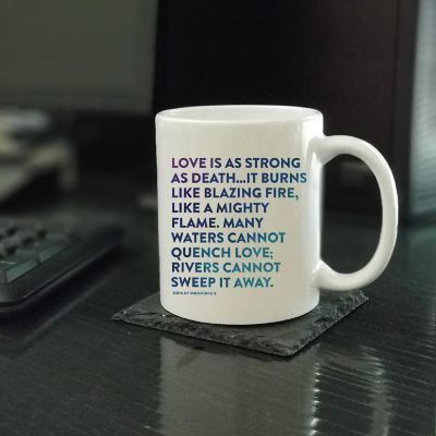 Ceramic Mug Bible Verse Song 8:16 Image 1