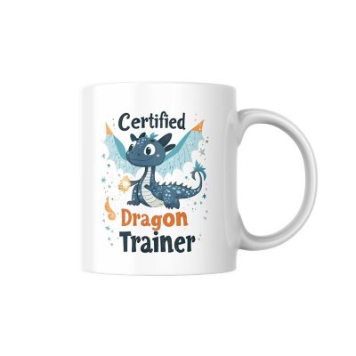 Certified Dragon Trainer Mug by Dancing Littles Jungle Image 1