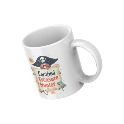 Certified Treasure Hunter Mug by Dancing Littles Jungle Image 1