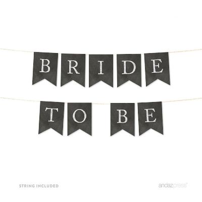 Chalkboard Bride to Be - 4 x 5.5 Inch Image 1