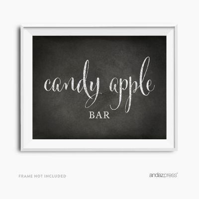 Chalkboard Candy Apple Sign 8.5x11 Image 1
