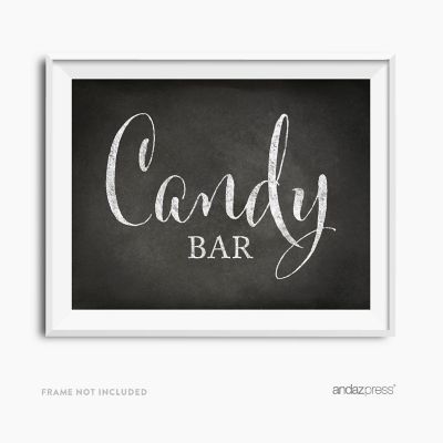Chalkboard Candy Bar Sign 8.5x11 Image 1