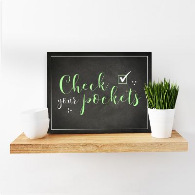 Chalkboard Check Pockets 8.5x11 Image 1