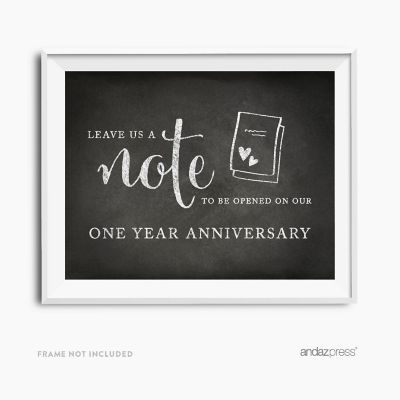 Chalkboard Time Capsule Sign 8.5x11 Image 1