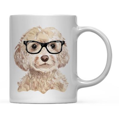 Champagne Cockapoo Glasses Mug Image 2