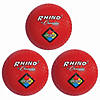 Champion Sports Playground Ball, 8-1/2", Red, Pack of 3 Image 1