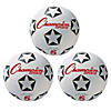 Champion Sports Rubber Soccer Ball Size 5, Pack of 3 Image 1