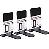 Charles Leonard Bookends, 9" Height, Black, 2 Per Set, 3 Sets Image 1