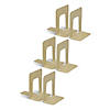 Charles Leonard Bookends, 9" Height, Tan, 2 Per Set, 3 Sets Image 1