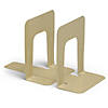 Charles Leonard Bookends, 9" Height, Tan, 2 Per Set, 3 Sets Image 1