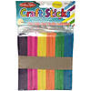 Charles Leonard Colored Craft Sticks, Regular Size, 4-1/2" x 3/8", 150 Per Pack, 12 Packs Image 1