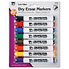 Charles Leonard Dry Erase Markers, Barrel Style, Low Odor, Chisel Tip, Assorted Colors, 8 Per Pack, 3 Packs Image 1