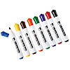 Charles Leonard Dry Erase Markers, Barrel Style, Low Odor, Chisel Tip, Assorted Colors, 8 Per Pack, 3 Packs Image 2