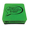 Charles Leonard Dry Erase Whiteboard Magnetic Eraser, 2 x 2 Inch, Green/Black, 12 Per Pack, 3 Packs Image 1