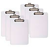 Charles Leonard Letter Size Plastic Clipboard, Clear, Pack of 6 Image 1