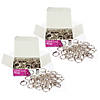 Charles Leonard Loose Leaf Rings, 1/2", 100 Per Box, 2 Boxes Image 1