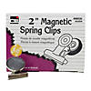 Charles Leonard Magnetic Spring Clips, 2", 12 Per Box, 3 Boxes Image 1