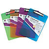 Charles Leonard Plastic Clipboard, Letter, Assorted Colors, Pack of 6 Image 1
