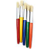 Charles Leonard Round Paint Brushes, Short, Assorted Colors, 5 Per Set, 6 Sets Image 1