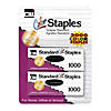 Charles Leonard Standard Color Staples, Assorted Colors, 2000 Per Pack, 12 Packs Image 1