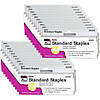 Charles Leonard Standard Staples, 5000 Per Pack, 20 Packs Image 1