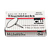 Charles Leonard Thumb Tacks, 100 Per Pack, 30 Packs Image 2