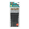 Charles Leonard&#174; Water Color Paint Brushes, # 8, Camel Hair, Black Handle, 72 count Image 1